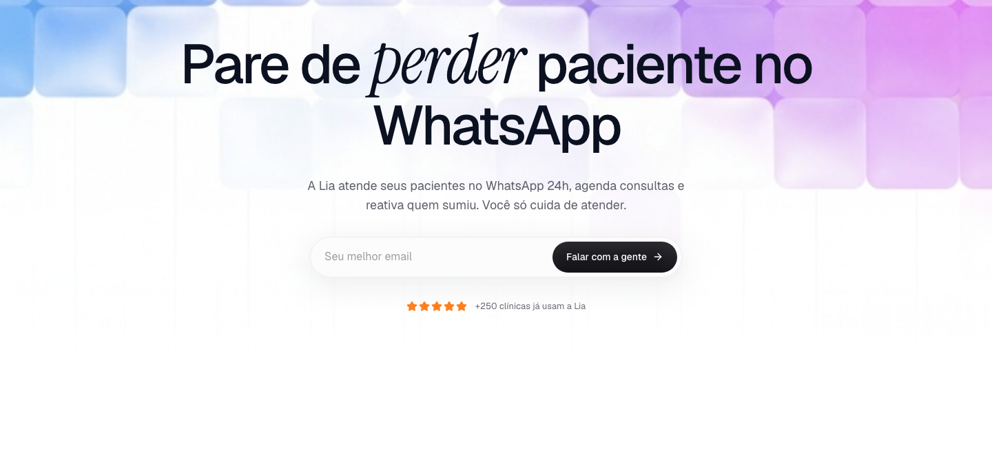 Tela do Crono Clinic em produção